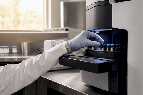 Analytical instrument testing kratom samples