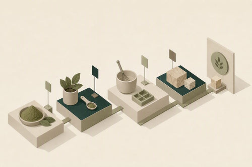 Isometric stepped taper and quality control illustration