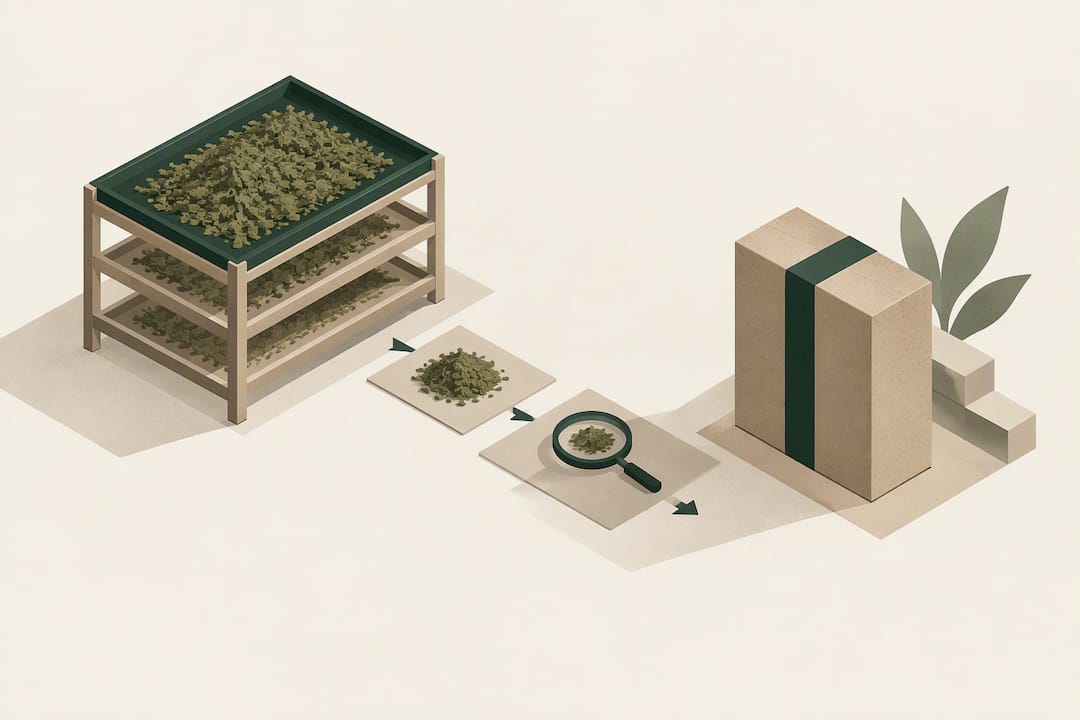 Isometric illustration of botanical moisture control