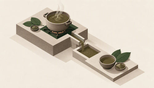 Abstract illustration of botanical extraction